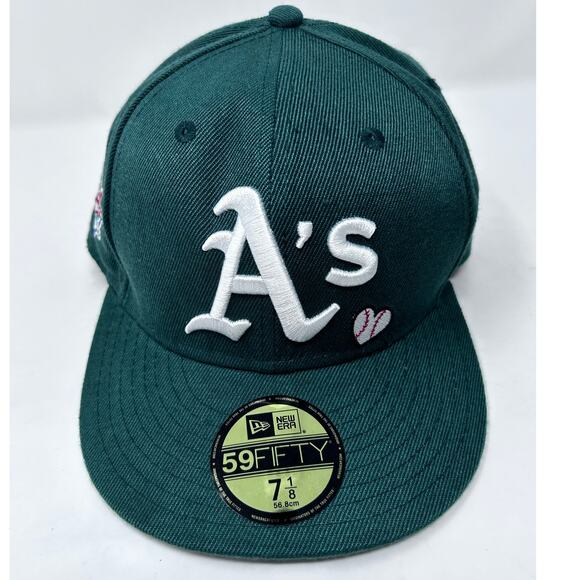New Era Fits Genuine Merchandise 59Fifty A's 1989 World Series Baseball Cap - Picture 1 of 8